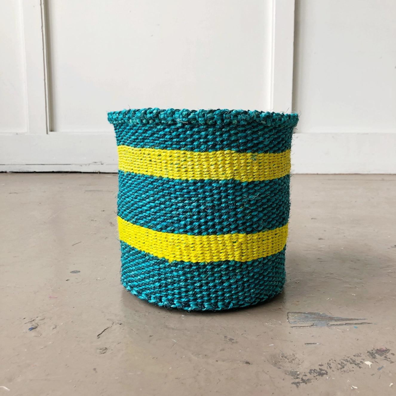 Storage Plant Basket - Turquoise Dreams