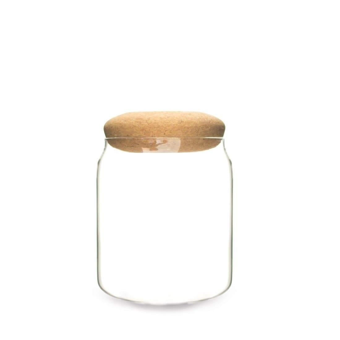 Glass terrarium with cork lid - 0.7L