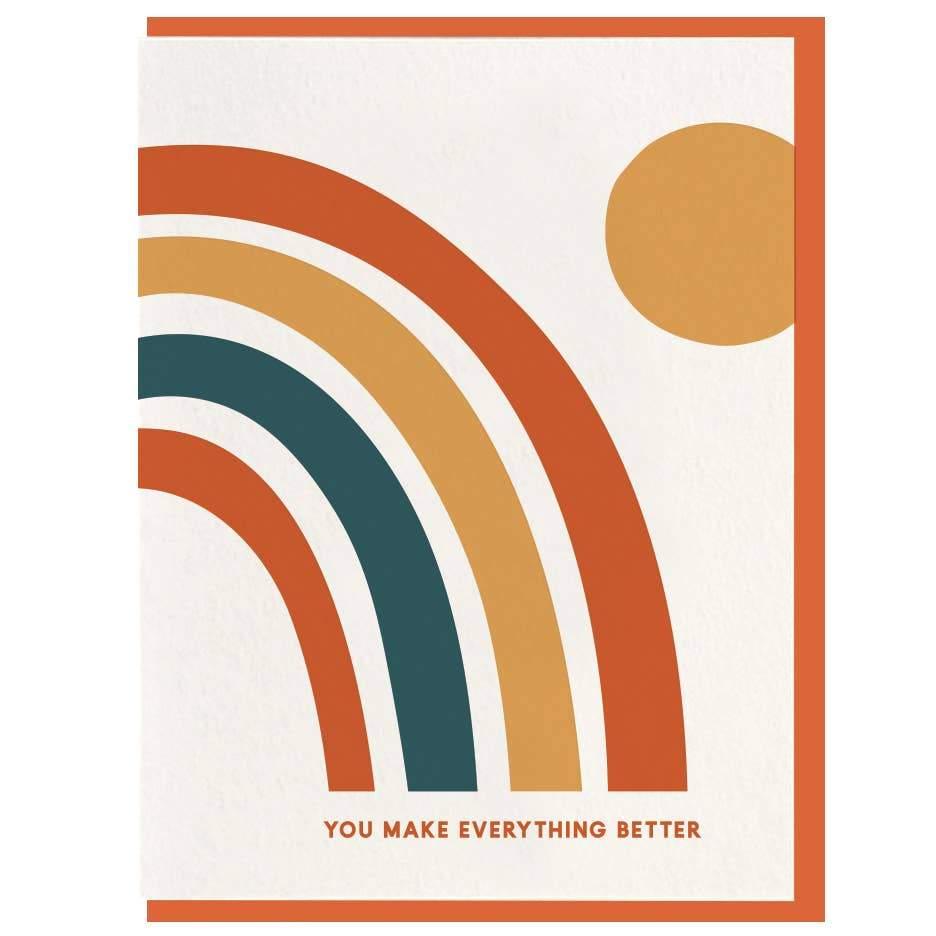 Everything Better - Letterpress Card