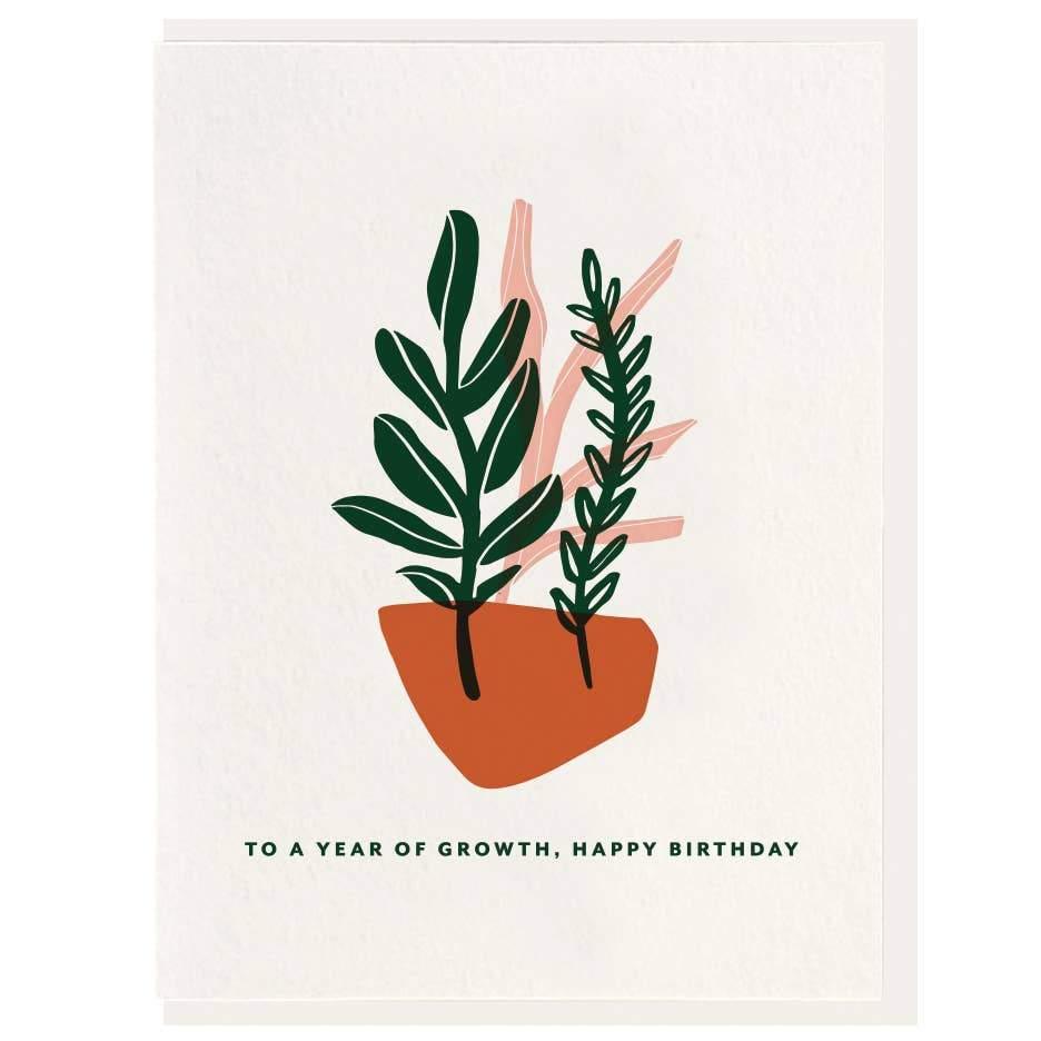 Year of Growth - Letterpress Card