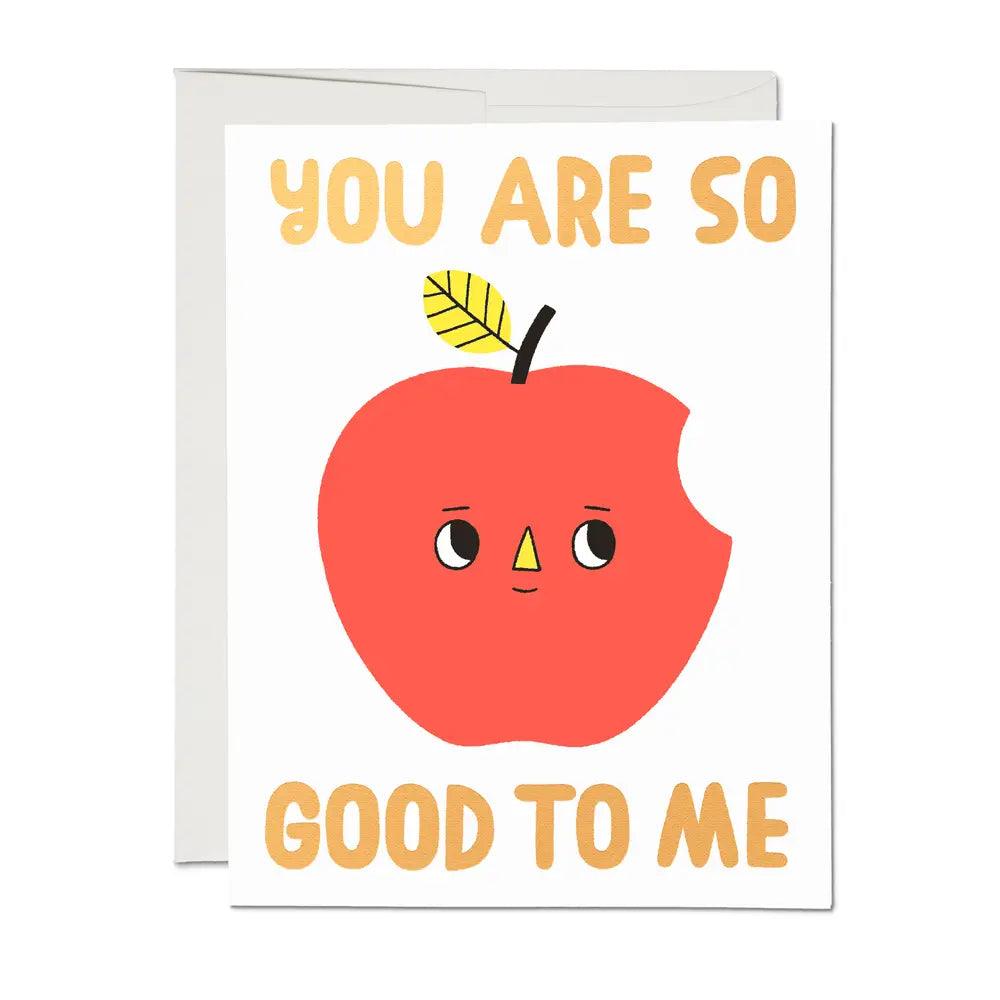 Good Apple Thank You Greeting Card