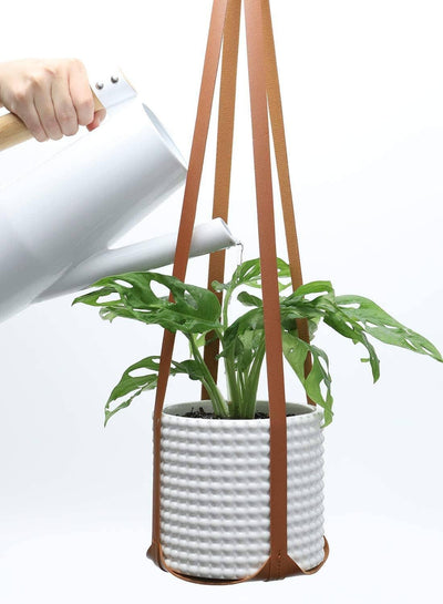 Minimal Plant Hanger, Saddle Brown