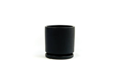 10.5" Gemstone Cylinder Pots with Water Tray