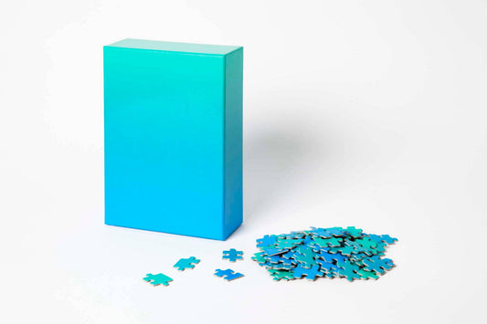 Gradient Puzzle 500 piece - Blue/Green
